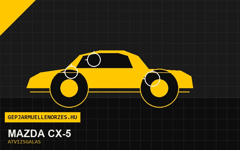 Mazda CX-5 vásárlás előtti autó átvizsgálás a helyszínen