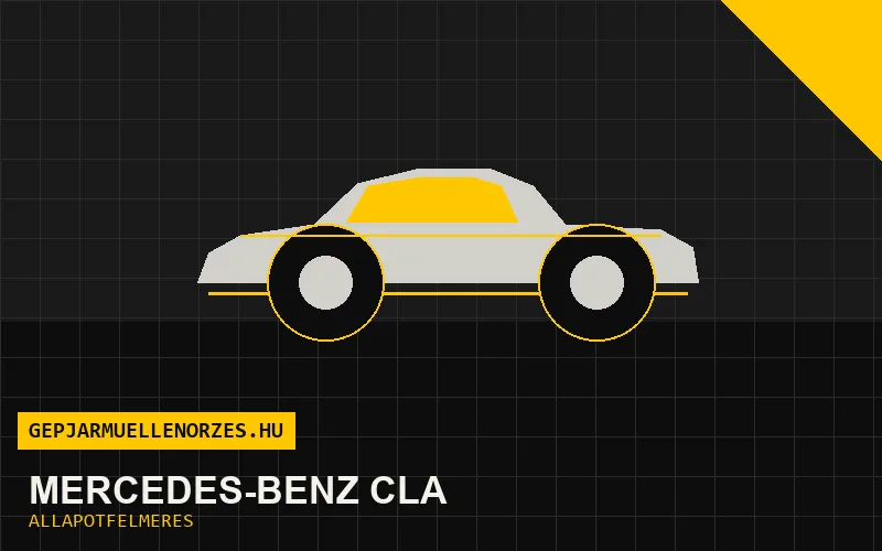 Mercedes-Benz CLA helyszíni állapotfelmérés és átvizsgálás