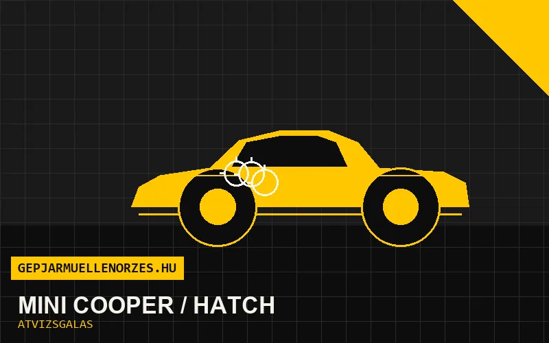 Mini Cooper / Hatch vásárlás előtti autó átvizsgálás a helyszínen