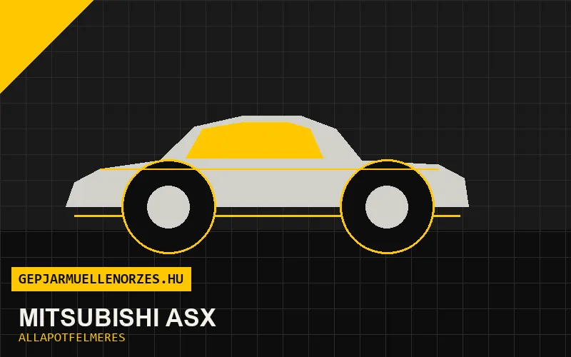Mitsubishi ASX helyszíni állapotfelmérés és átvizsgálás
