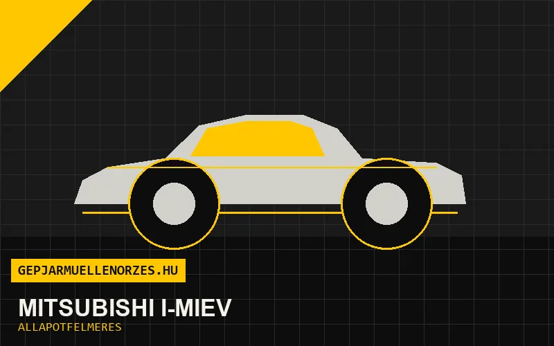 Mitsubishi i-MiEV helyszíni állapotfelmérés és átvizsgálás