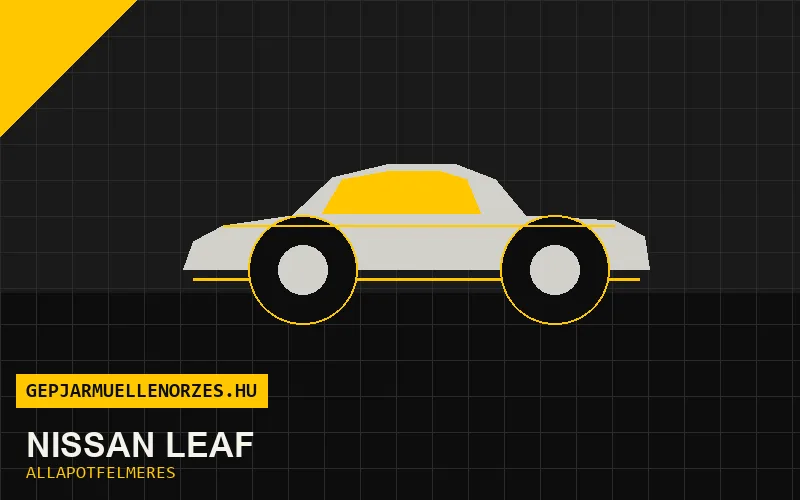 Nissan Leaf helyszíni állapotfelmérés és átvizsgálás