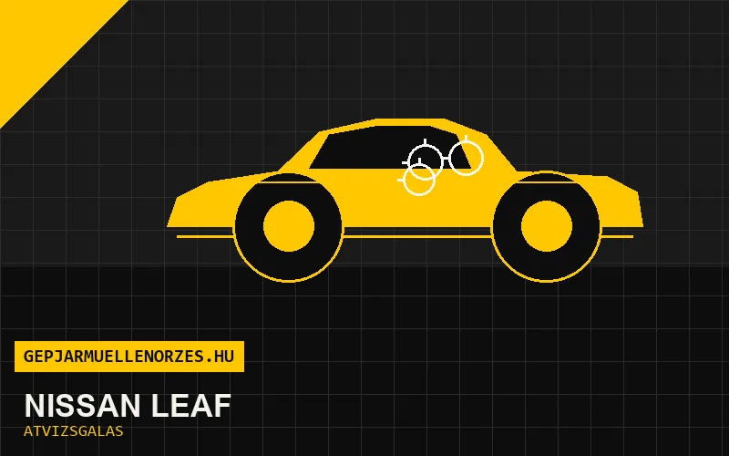 Nissan Leaf vásárlás előtti autó átvizsgálás a helyszínen