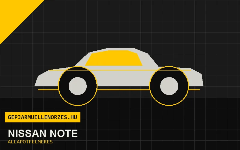 Nissan Note helyszíni állapotfelmérés és átvizsgálás