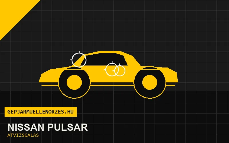 Nissan Pulsar vásárlás előtti autó átvizsgálás a helyszínen