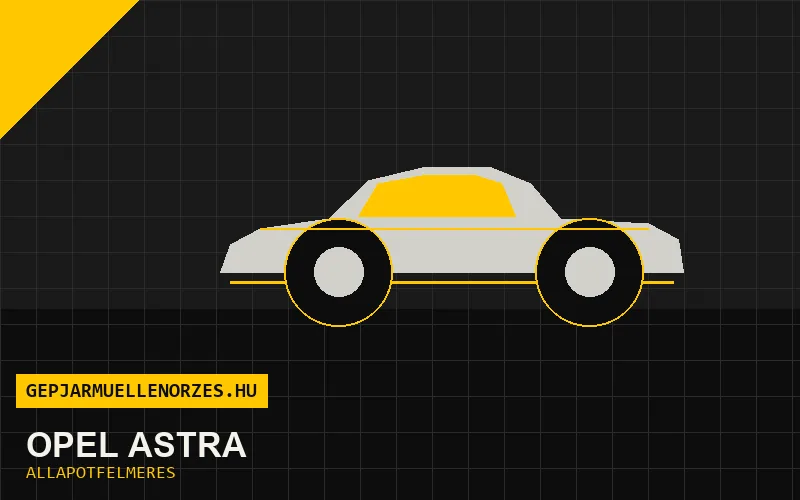 Opel Astra helyszíni állapotfelmérés és átvizsgálás