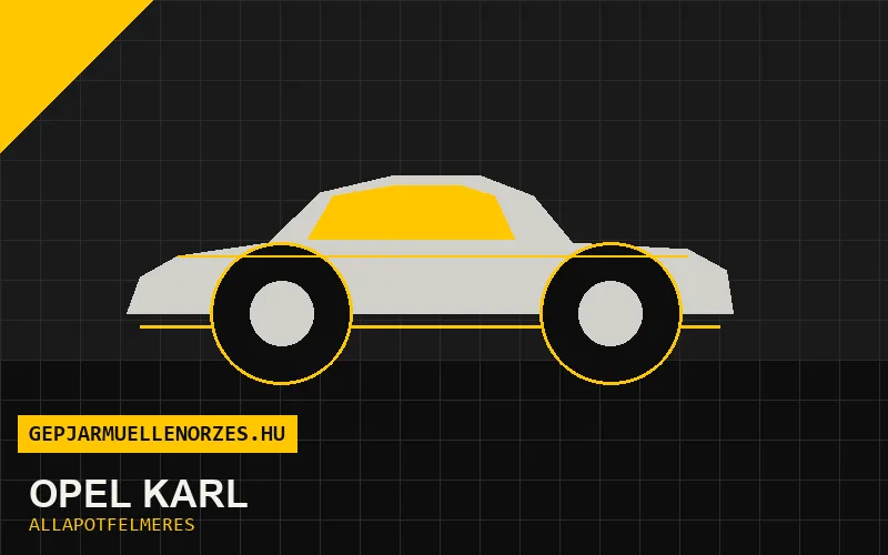 Opel Karl helyszíni állapotfelmérés és átvizsgálás