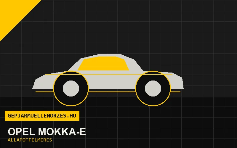 Opel Mokka-e helyszíni állapotfelmérés és átvizsgálás
