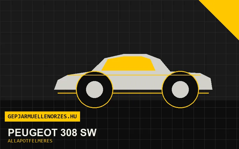 Peugeot 308 SW helyszíni állapotfelmérés és átvizsgálás