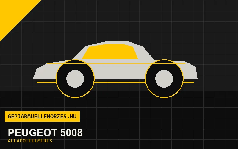Peugeot 5008 helyszíni állapotfelmérés és átvizsgálás