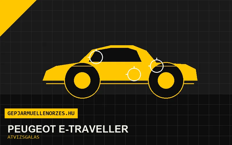 Peugeot e-Traveller vásárlás előtti autó átvizsgálás a helyszínen