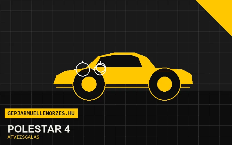 Polestar 4 vásárlás előtti autó átvizsgálás a helyszínen