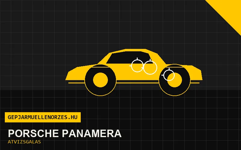 Porsche Panamera vásárlás előtti autó átvizsgálás a helyszínen