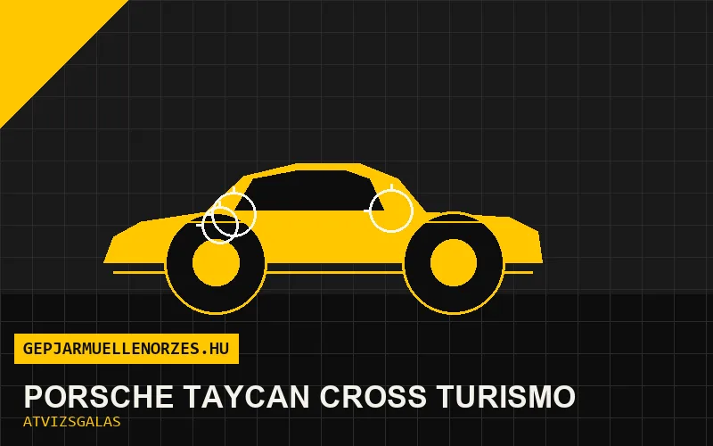 Porsche Taycan Cross Turismo vásárlás előtti autó átvizsgálás a helyszínen