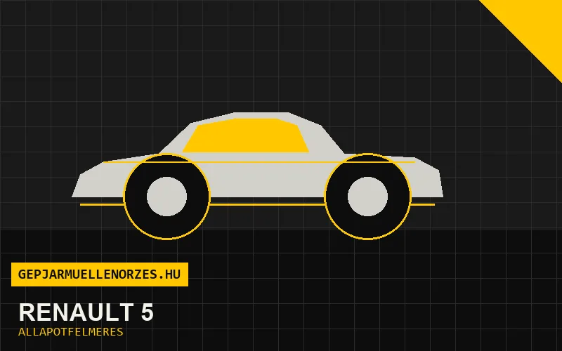 Renault 5 helyszíni állapotfelmérés és átvizsgálás
