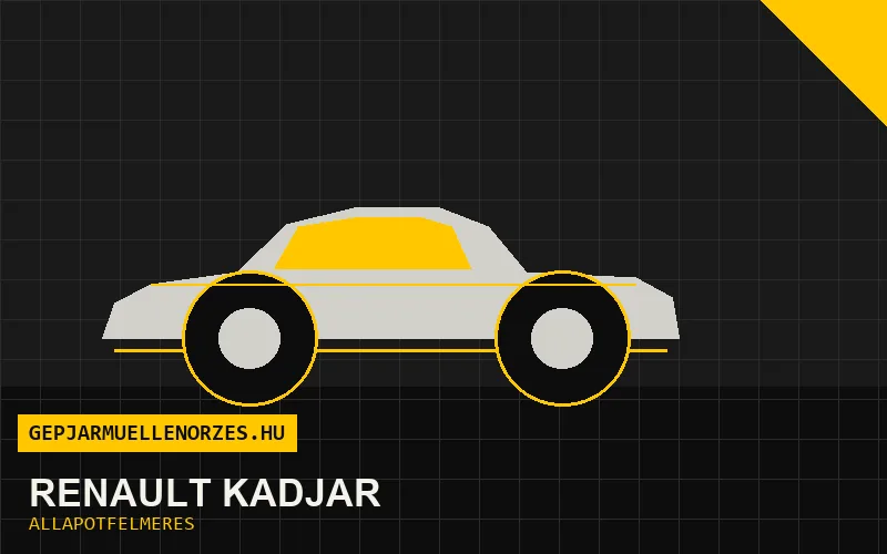 Renault Kadjar helyszíni állapotfelmérés és átvizsgálás