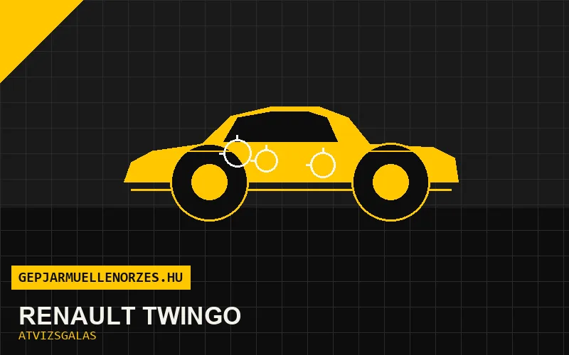 Renault Twingo vásárlás előtti autó átvizsgálás a helyszínen