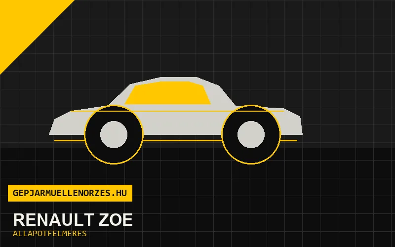 Renault Zoe helyszíni állapotfelmérés és átvizsgálás
