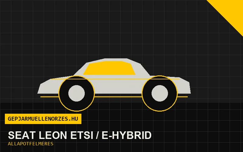 Seat Leon eTSI / e-HYBRID helyszíni állapotfelmérés és átvizsgálás