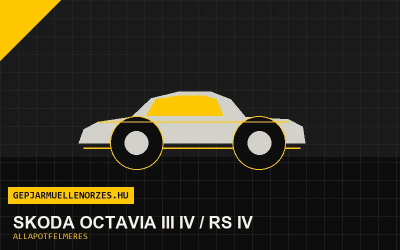 Skoda Octavia III iV / RS iV helyszíni állapotfelmérés és átvizsgálás