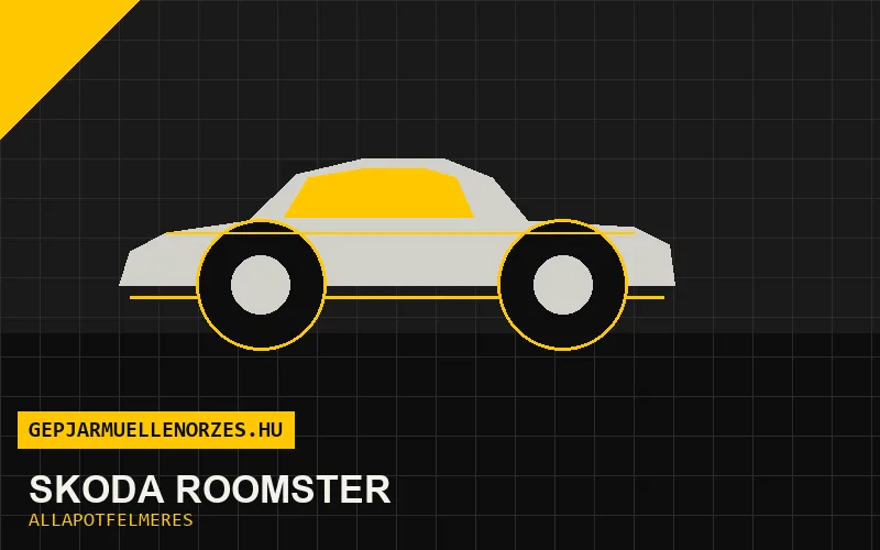 Skoda Roomster helyszíni állapotfelmérés és átvizsgálás