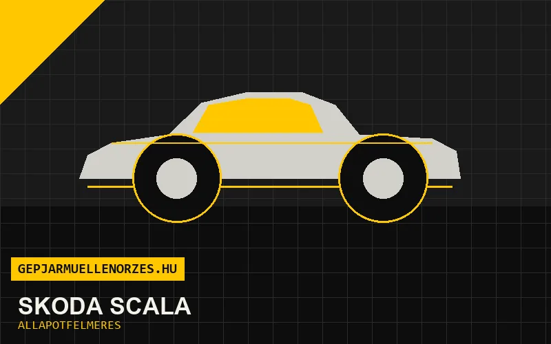 Skoda Scala helyszíni állapotfelmérés és átvizsgálás