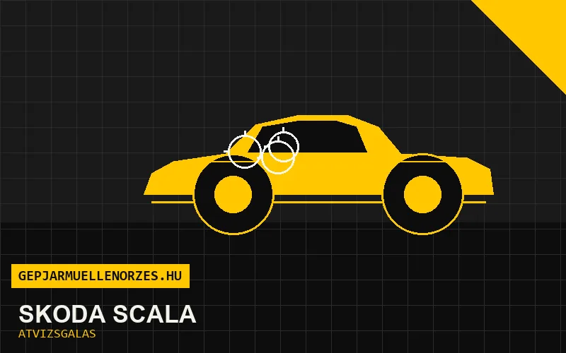 Skoda Scala vásárlás előtti autó átvizsgálás a helyszínen