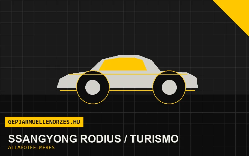 SsangYong Rodius / Turismo helyszíni állapotfelmérés és átvizsgálás