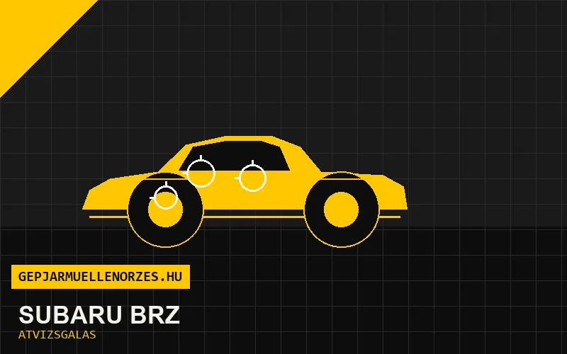 Subaru BRZ vásárlás előtti autó átvizsgálás a helyszínen