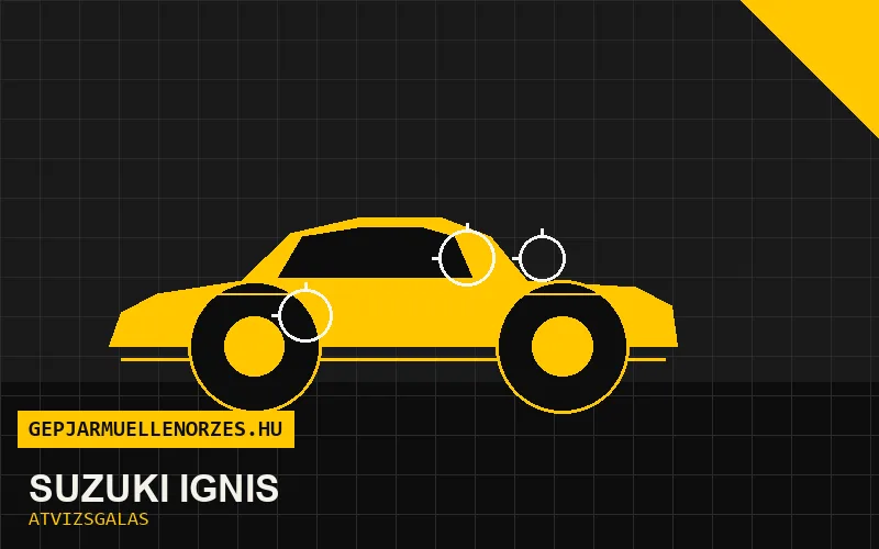 Suzuki Ignis vásárlás előtti autó átvizsgálás a helyszínen