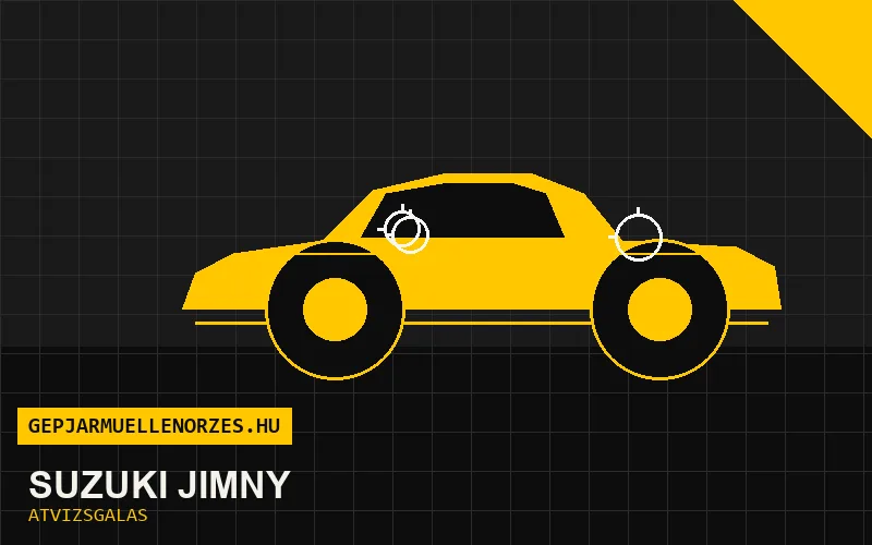 Suzuki Jimny vásárlás előtti autó átvizsgálás a helyszínen