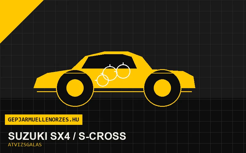 Suzuki SX4 / S-Cross vásárlás előtti autó átvizsgálás a helyszínen