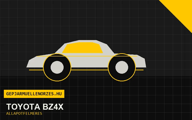 Toyota bZ4X helyszíni állapotfelmérés és átvizsgálás