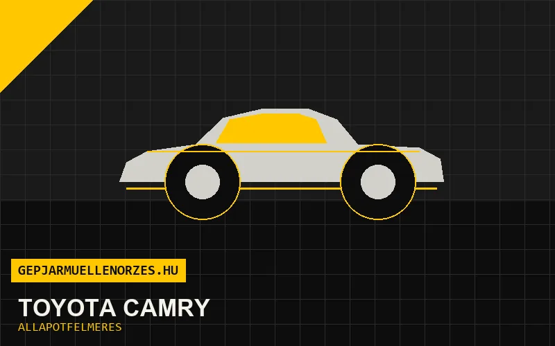 Toyota Camry helyszíni állapotfelmérés és átvizsgálás