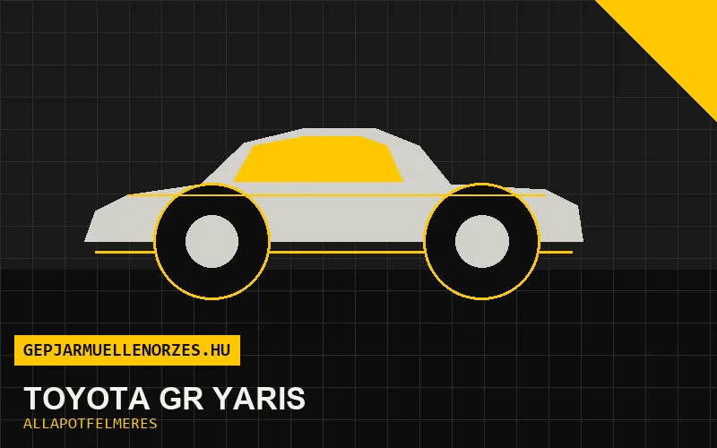 Toyota GR Yaris helyszíni állapotfelmérés és átvizsgálás