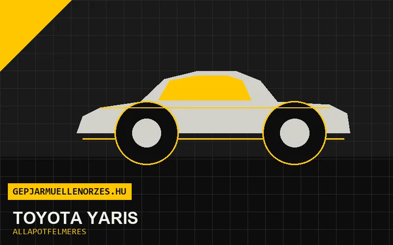 Toyota Yaris helyszíni állapotfelmérés és átvizsgálás