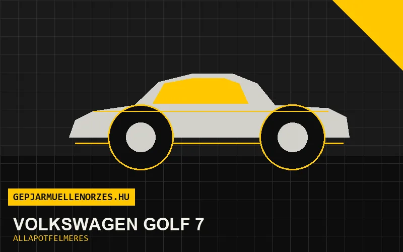 Volkswagen Golf 7 helyszíni állapotfelmérés és átvizsgálás