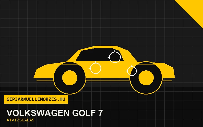 Volkswagen Golf 7 vásárlás előtti autó átvizsgálás a helyszínen