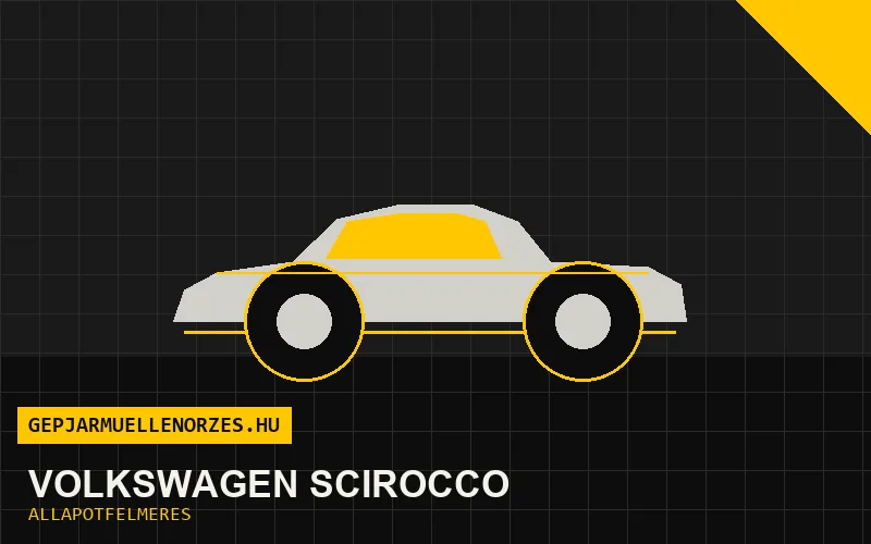 Volkswagen Scirocco helyszíni állapotfelmérés és átvizsgálás