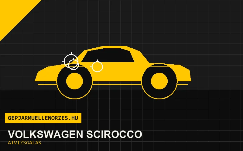 Volkswagen Scirocco vásárlás előtti autó átvizsgálás a helyszínen