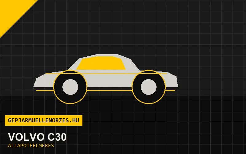 Volvo C30 helyszíni állapotfelmérés és átvizsgálás