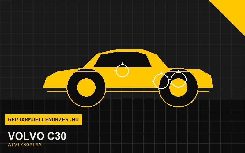 Volvo C30 vásárlás előtti autó átvizsgálás a helyszínen