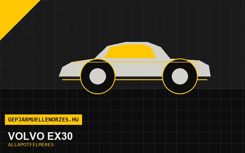 Volvo EX30 helyszíni állapotfelmérés és átvizsgálás