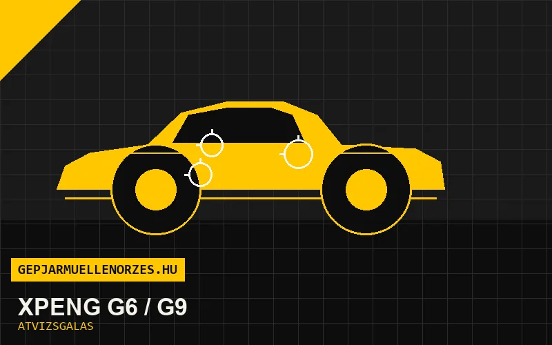 XPeng G6 / G9 vásárlás előtti autó átvizsgálás a helyszínen