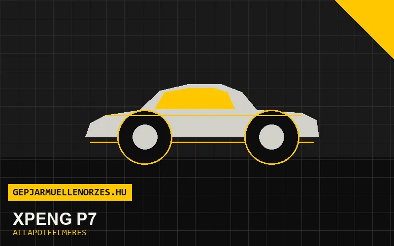 XPeng P7 helyszíni állapotfelmérés és átvizsgálás